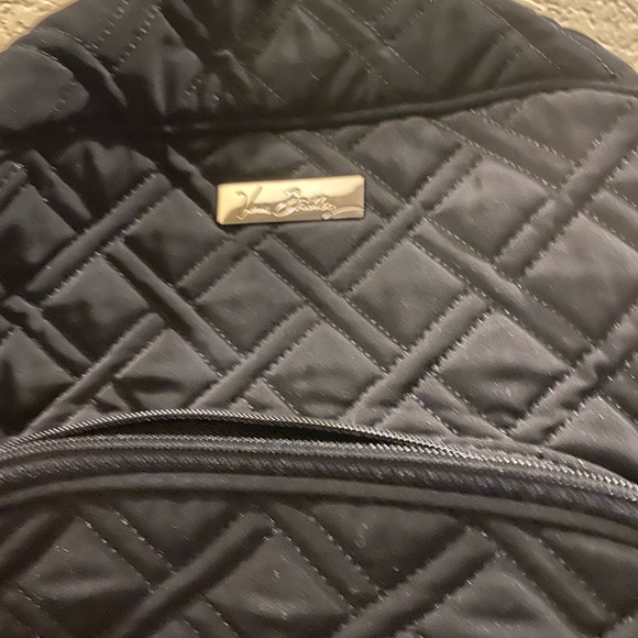 Vera Bradley Black Quilted Backpack - Picture 2 of 6